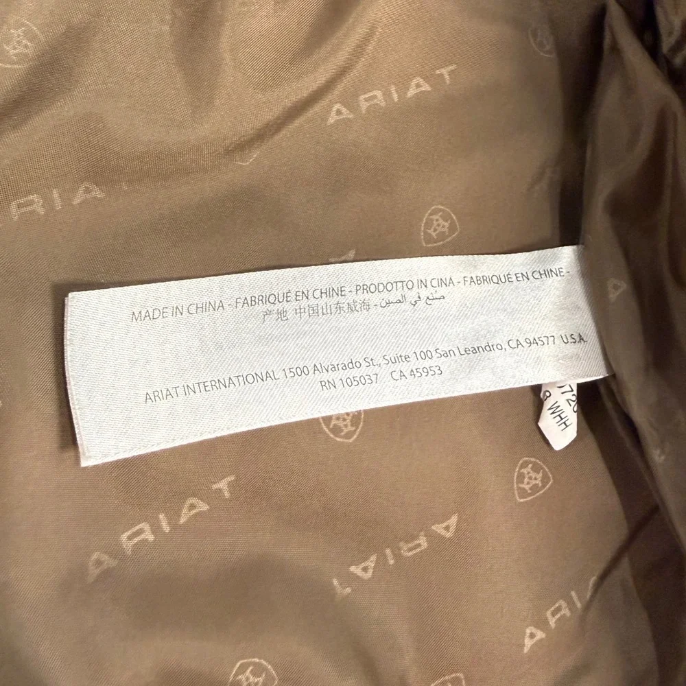 Ariat Grizzly 2.0 Canvas Vest Mens XL Brown Workwear Insulated Concealed Carry - Picture 11 of 14